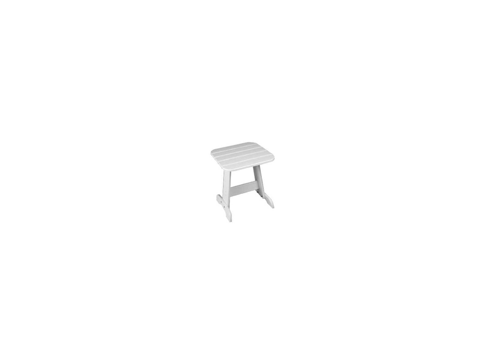 Seaside Casual Classic Adirondack Recycled Plastic Rectangular Patio End Table