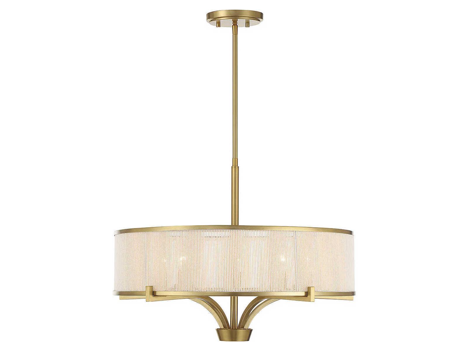 Savoy House Wynwood 5-Light Warm Brass Chandelier
