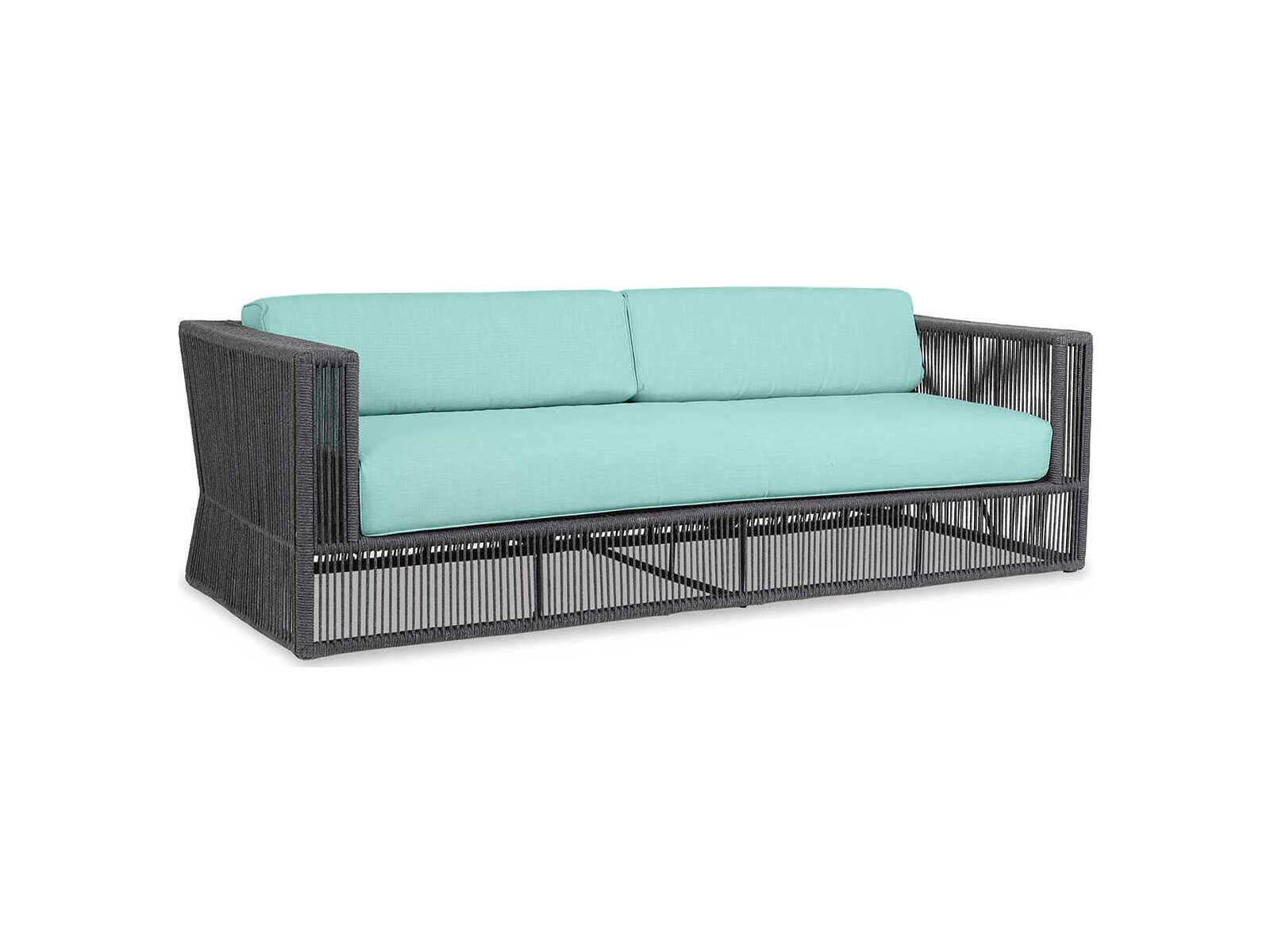 Sunset West Milano Slate Rope Cushion Sofa