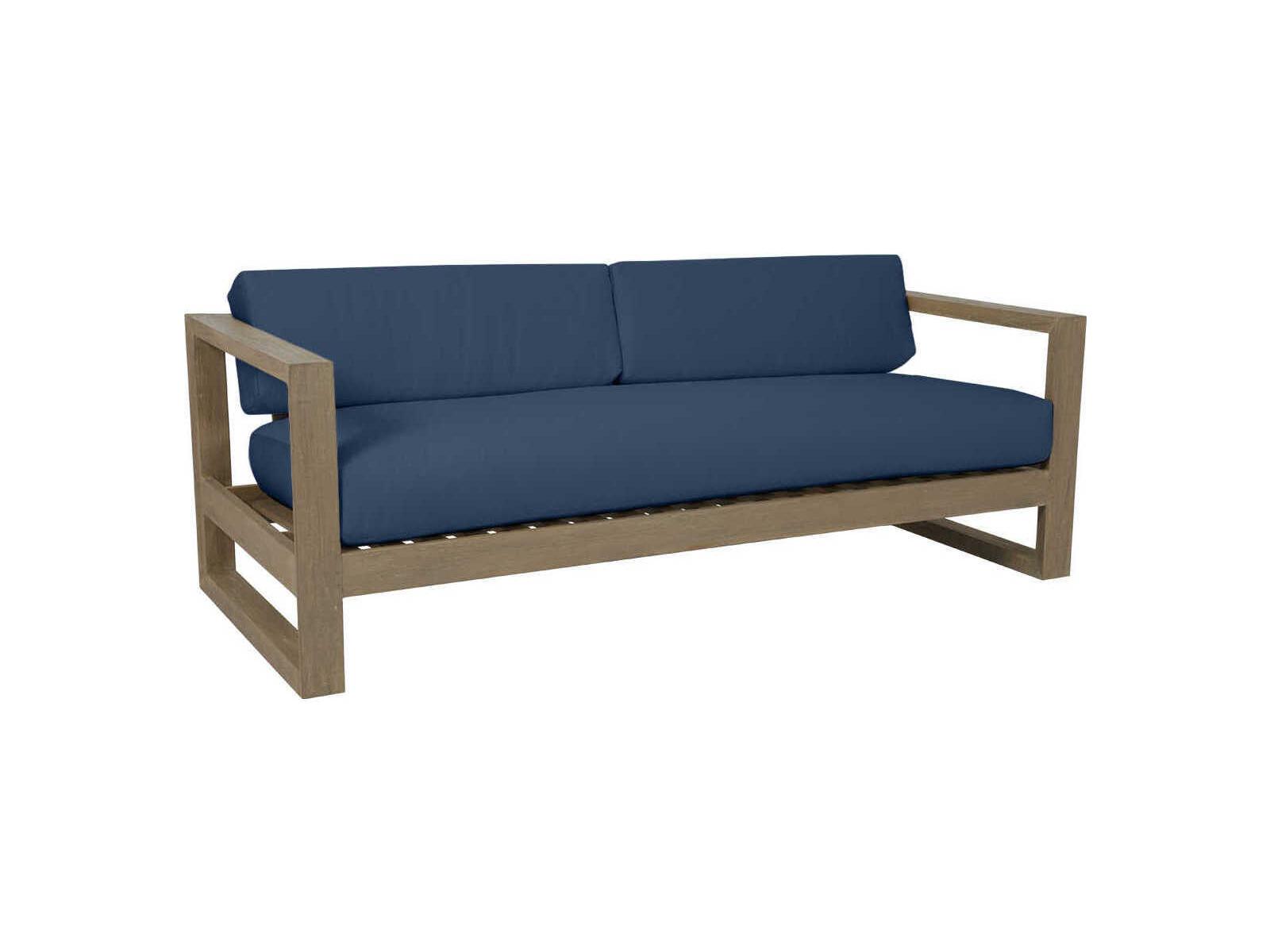 Sunset West Coastal Te Teak Wood Cushion Sofa