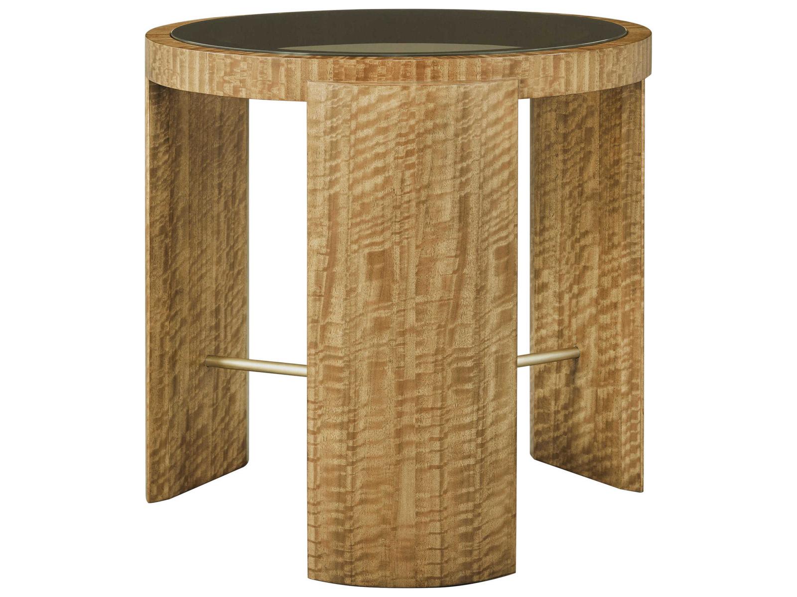 Theodore Alexander Ta Originals Round Glass Plaza End Table | TA50296 ...