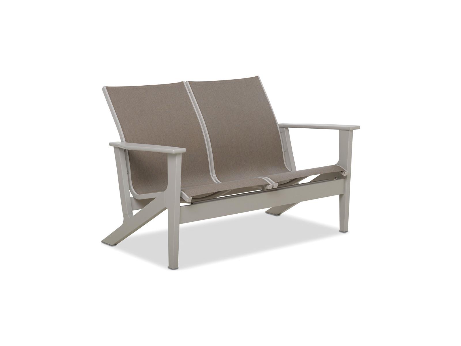 Telescope Casual Wexler Marine Grade Polymer Sling Outdoor Patio Loveseat