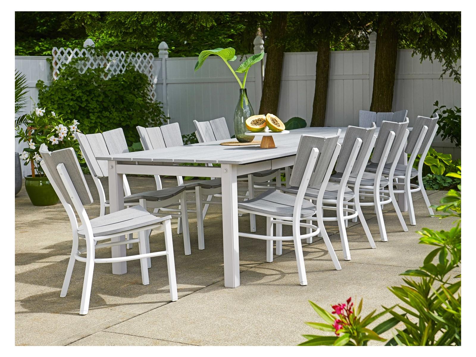 Telescope Casual Avant Mgp Aluminum Recycled Plastic Outdoor Patio Dining Set