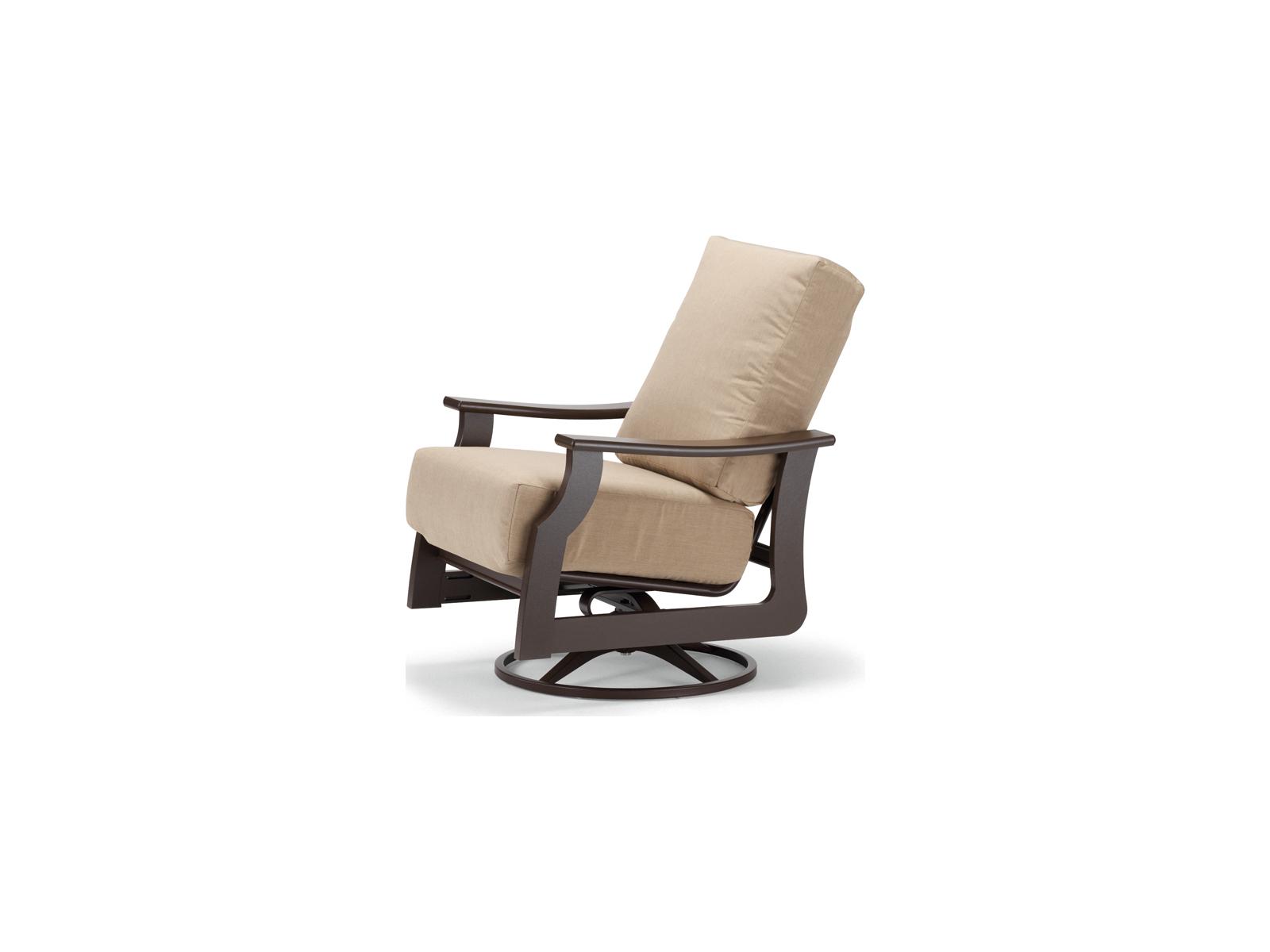 Telescope Casual St. Catherine Marine Grade Polymer Cushion Swivel Rocker Outdoor Patio Lounge Chair