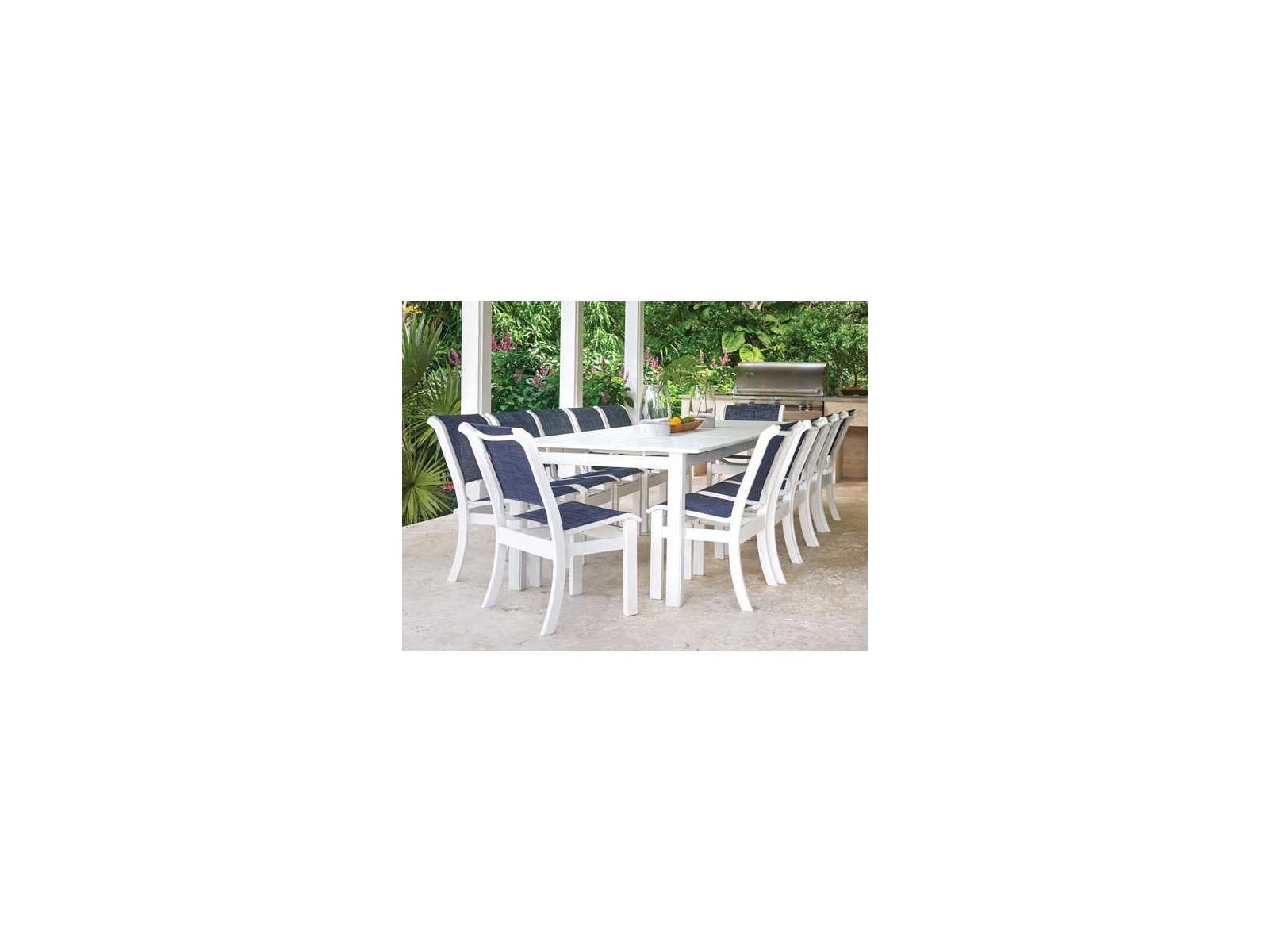 Telescope Casual Leeward Marine Grade Polymer Sling Patio Dining Set
