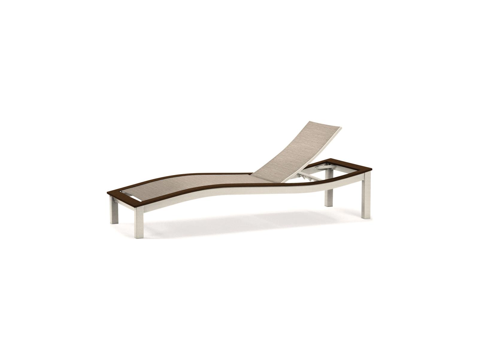 Telescope Casual Bazza MGP Aluminum Sling Contour Chaise Lounge