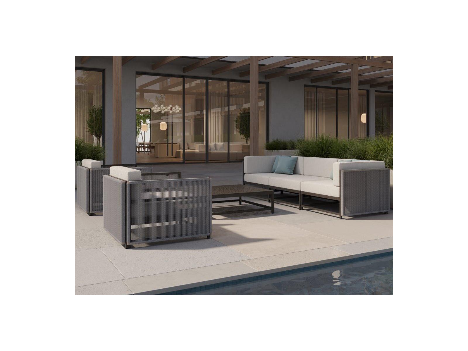 Tropitone Cabana Club Rope Sectional Lounge Set