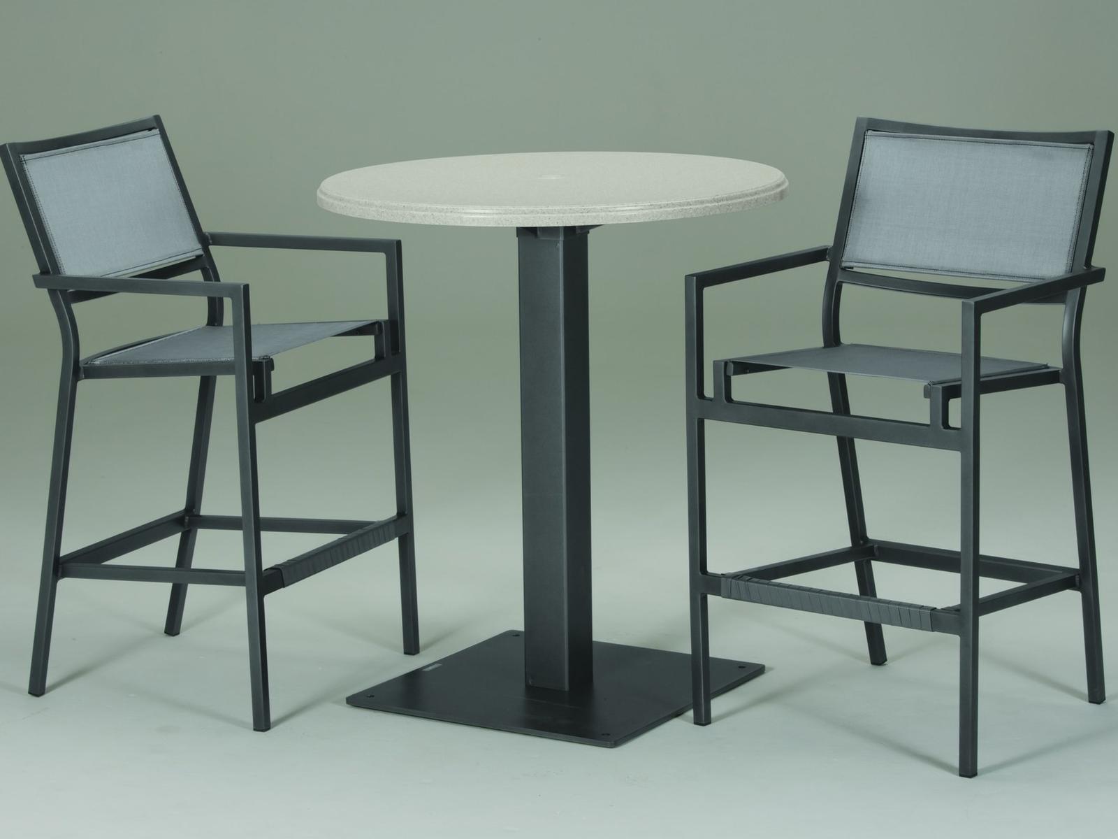 Tropitone Cabana Club Sling Aluminum Dining Set