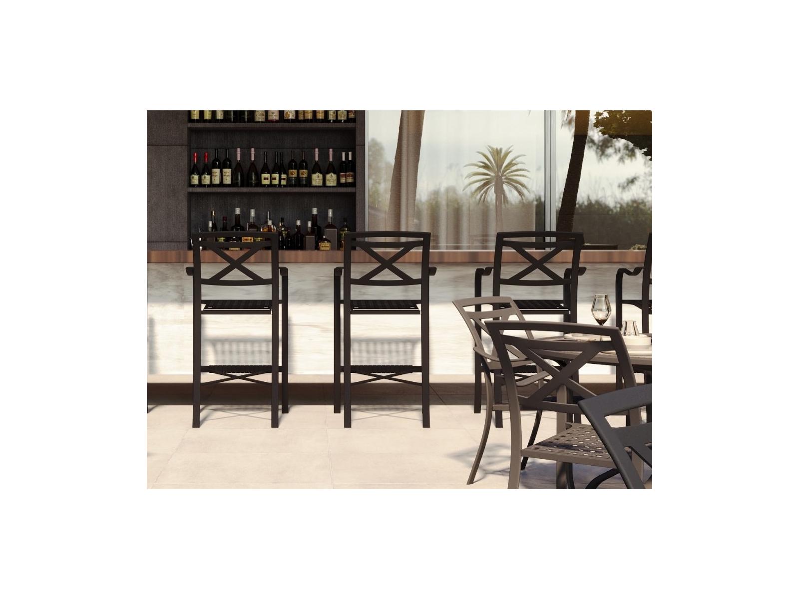 Tropitone Catalina Cast Aluminum Bar Stool Set