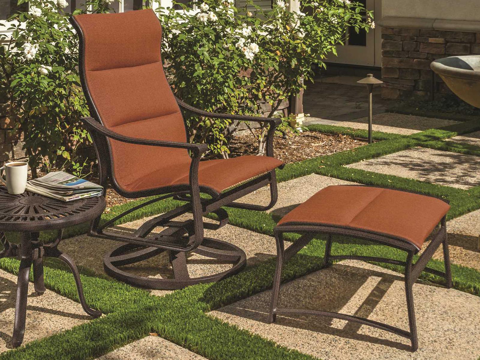 Tropitone Corsica Padded Sling Aluminum Patio Lounge Set