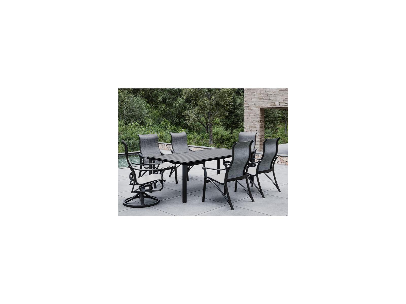 Tropitone Corsica Sling Aluminum Outdoor Dining Set