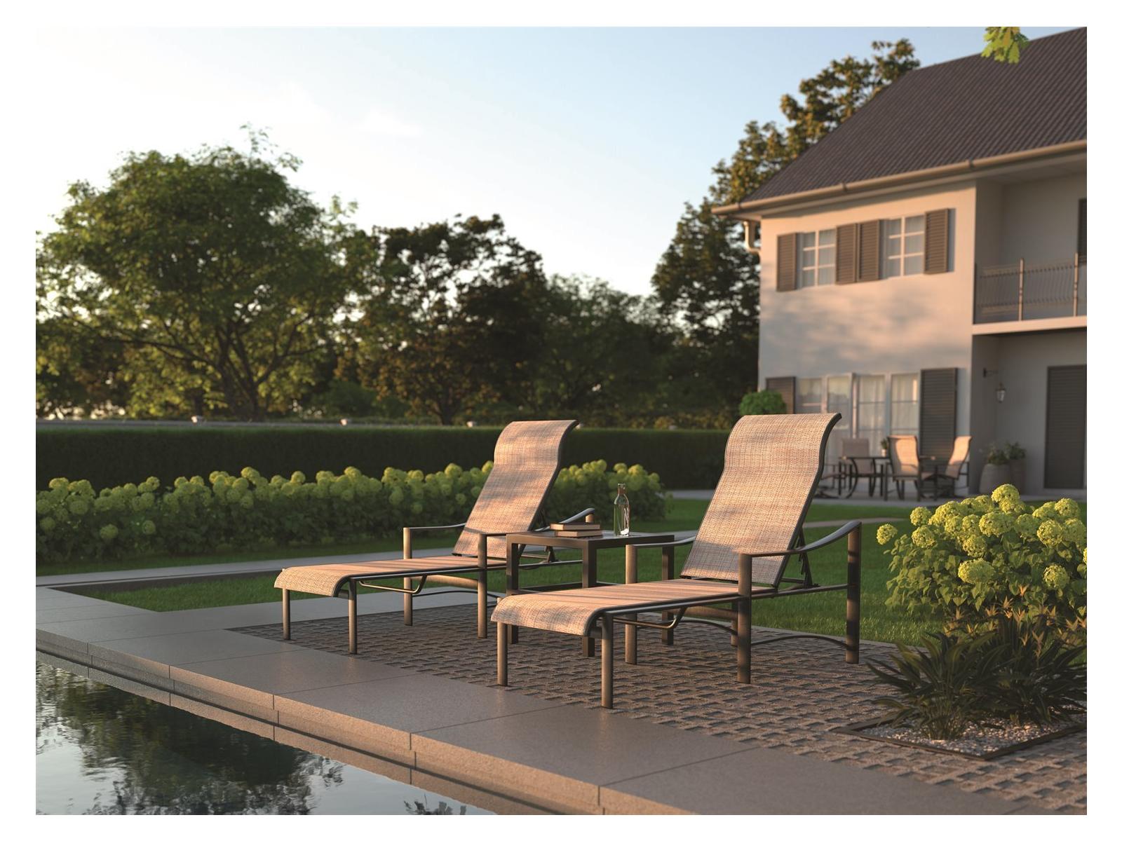 Tropitone Kenzo Sling Aluminum Lounge Set