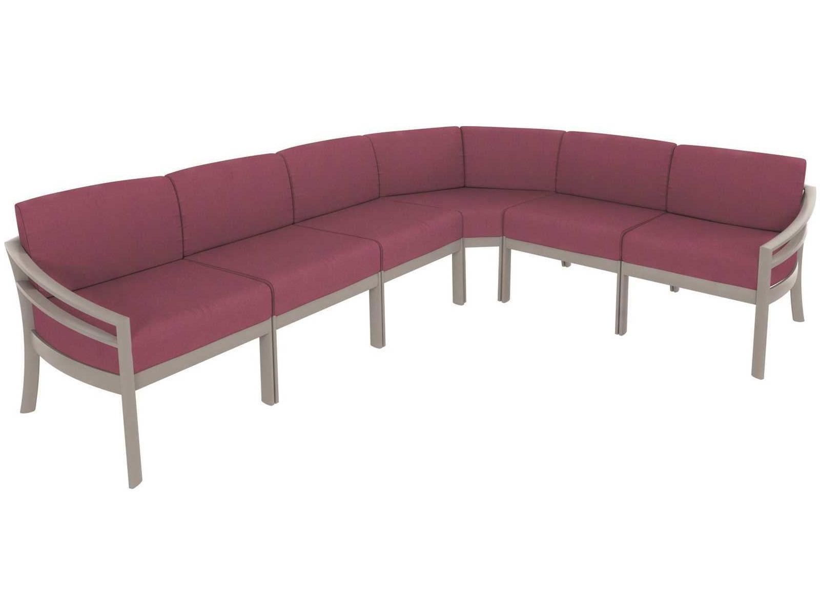 Tropitone Kor Cushion Aluminum Sectional Outdoor Lounge Set