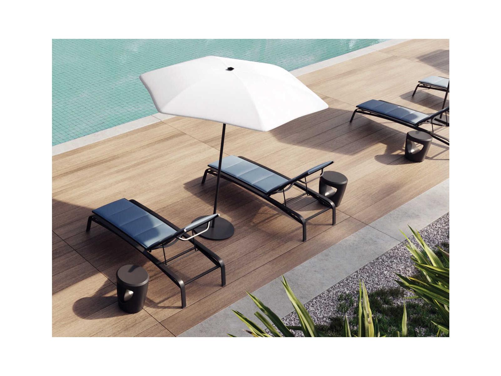 Tropitone Laguna Beach Relaxed Padded Sling Aluminum Outdoor Lounge Set