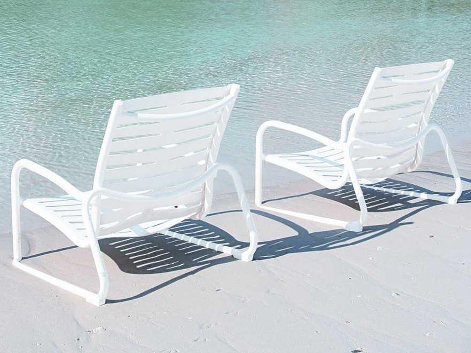 Tropitone Millennia Ribbon Segment Aluminum Outdoor Lounge Set