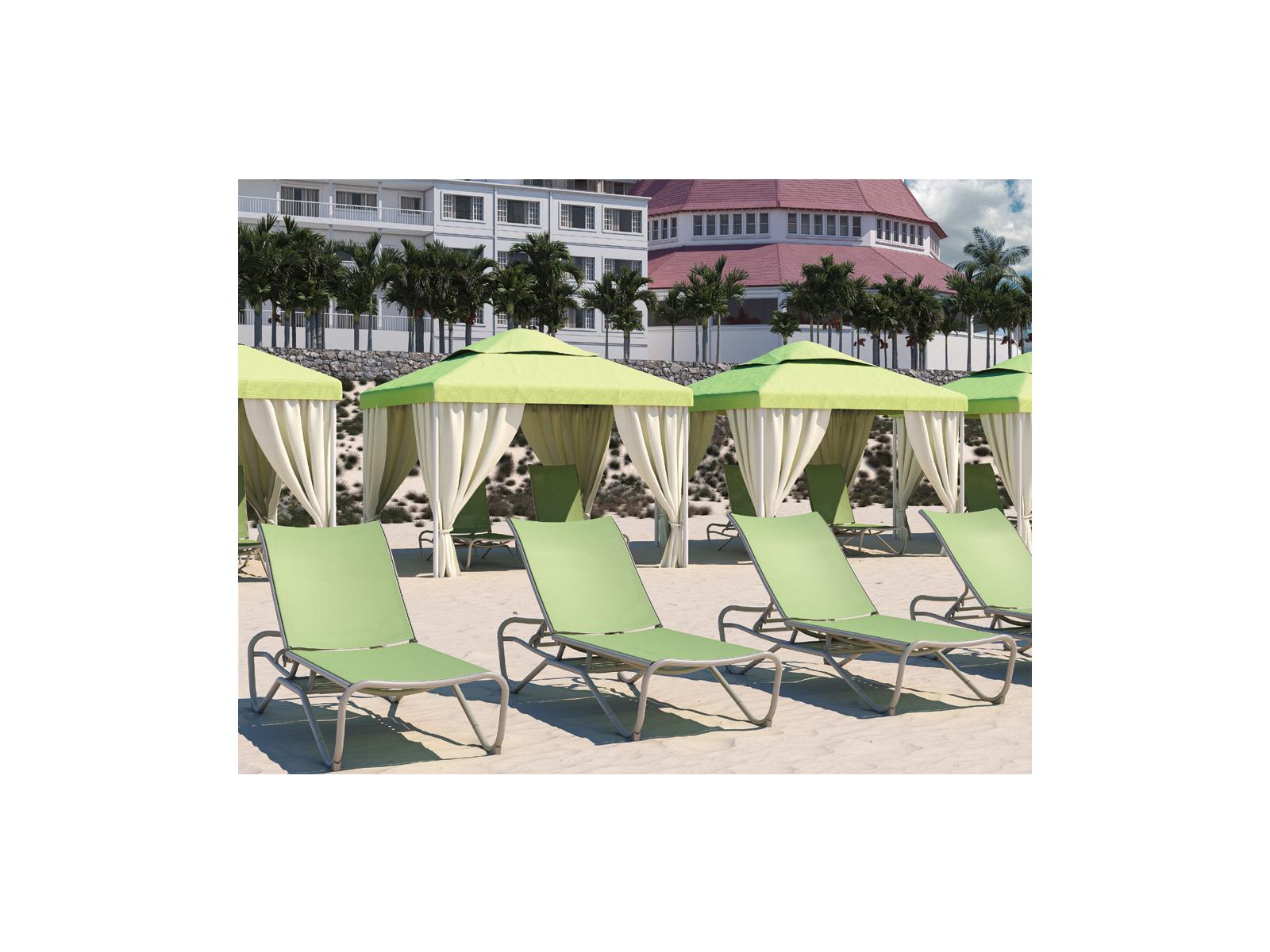 Tropitone Millennia Relaxed Sling Aluminum Patio Lounge Set