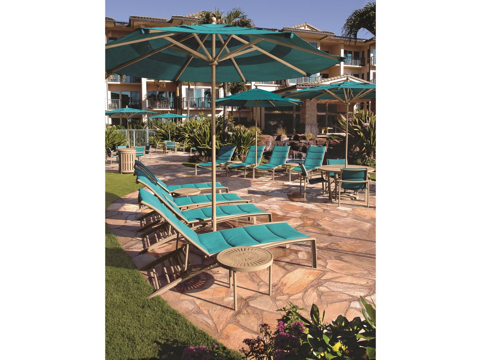 Tropitone South Beach Padded Sling Aluminum Lounge Set