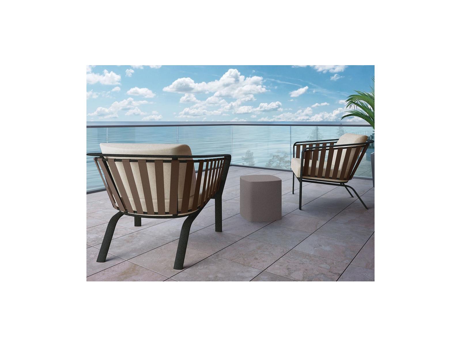 Tropitone Trelon Cushion Aluminum Outdoor Patio Lounge Set