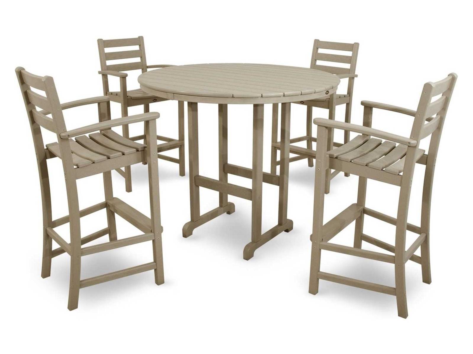 Trex® Outdoor Furniture™ Monterey Bay Recycled Plastic 5 Piece Bar Set