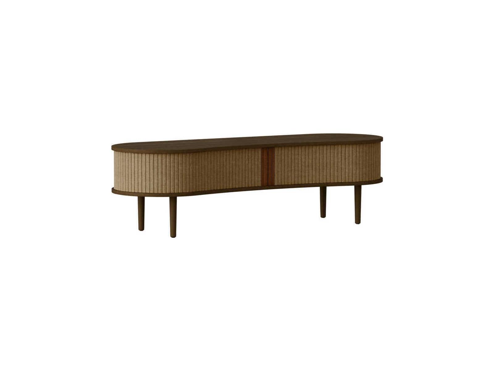 UMAGE Audacious 55" Oak Wood Dark Media Console