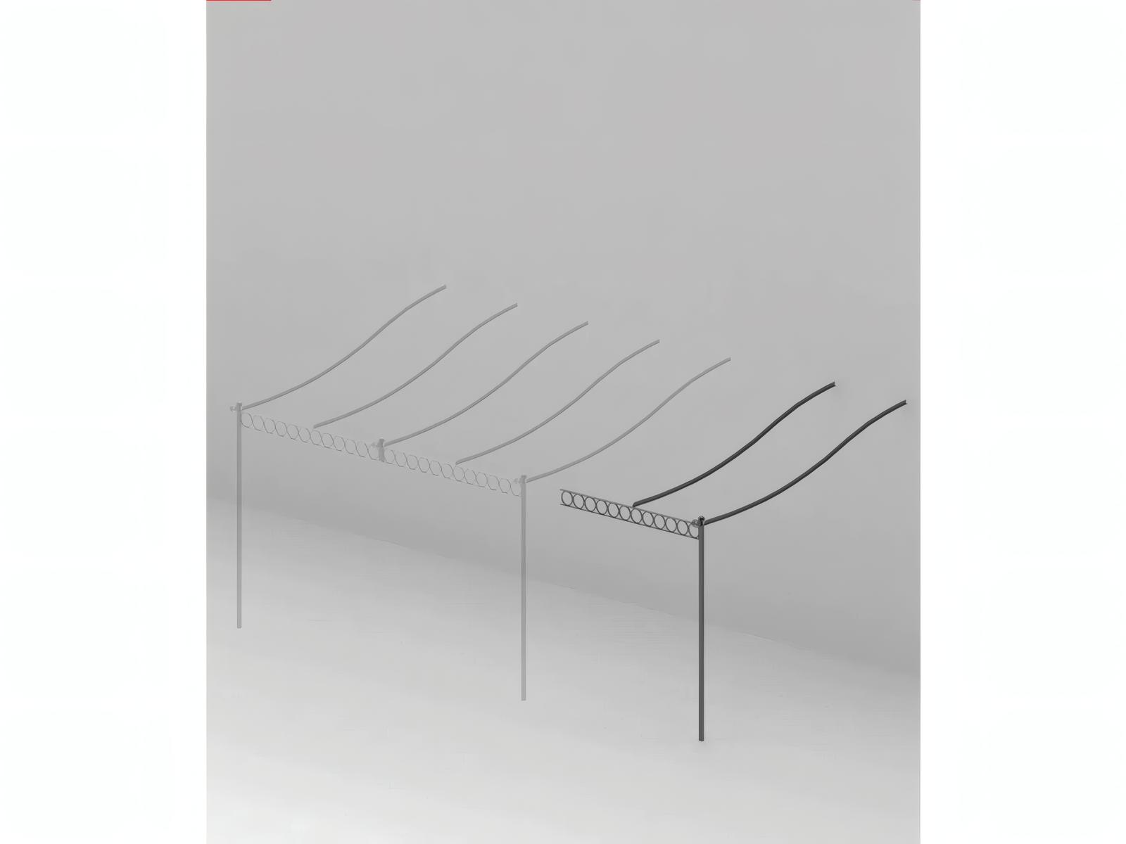 UnoPiu Tibisco Extension Single Attached Pergola without Roofing