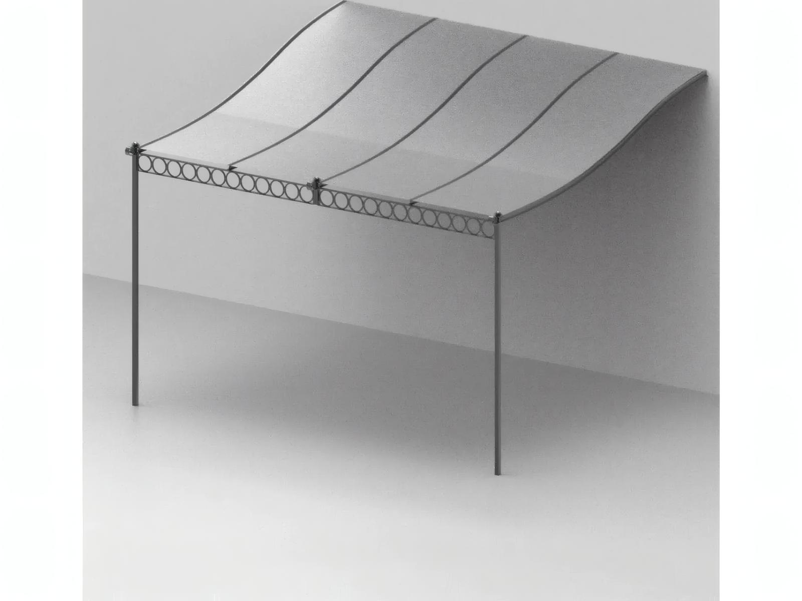 UnoPiu Tibisco Attached pergola with Polycarbonate Roofing