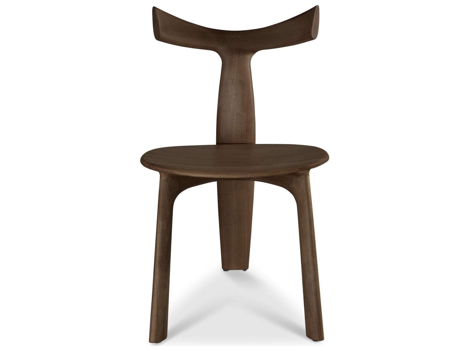 Urbia Modern Brazilian Brown Armless Dining Chair