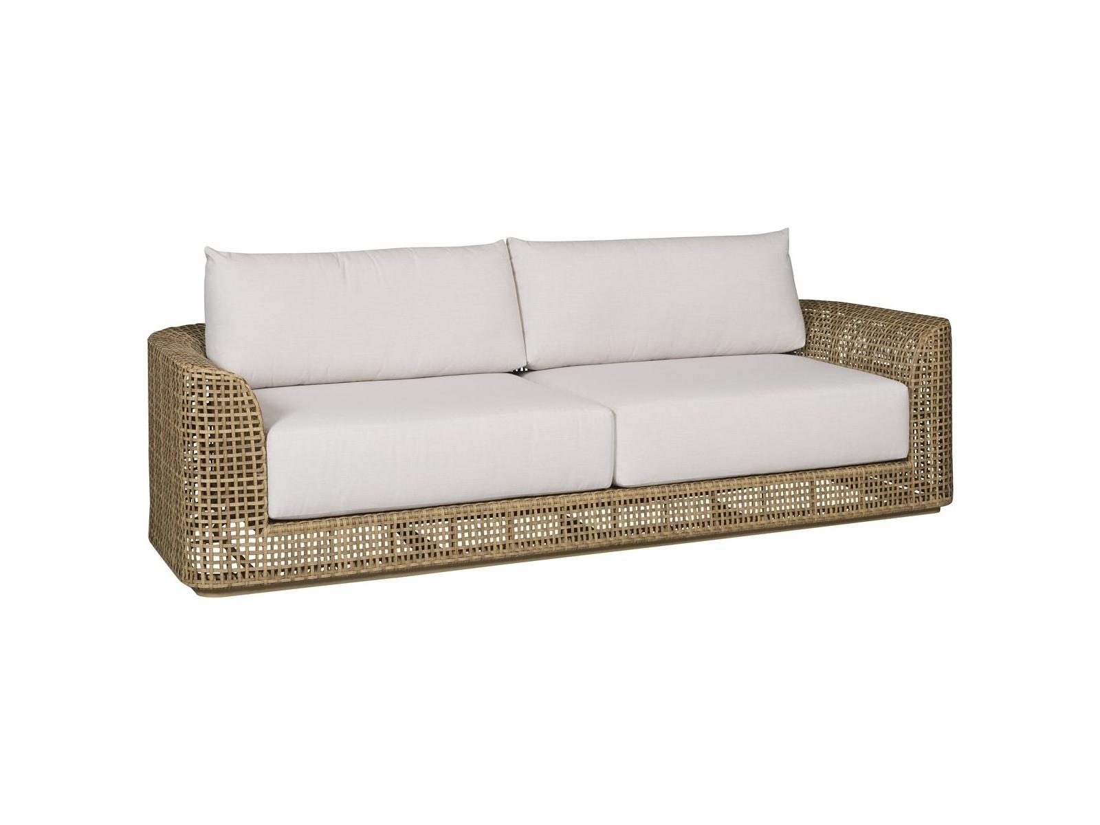 Vanguard Furniture Outdoor Bliss Wicker Cushion Sofa