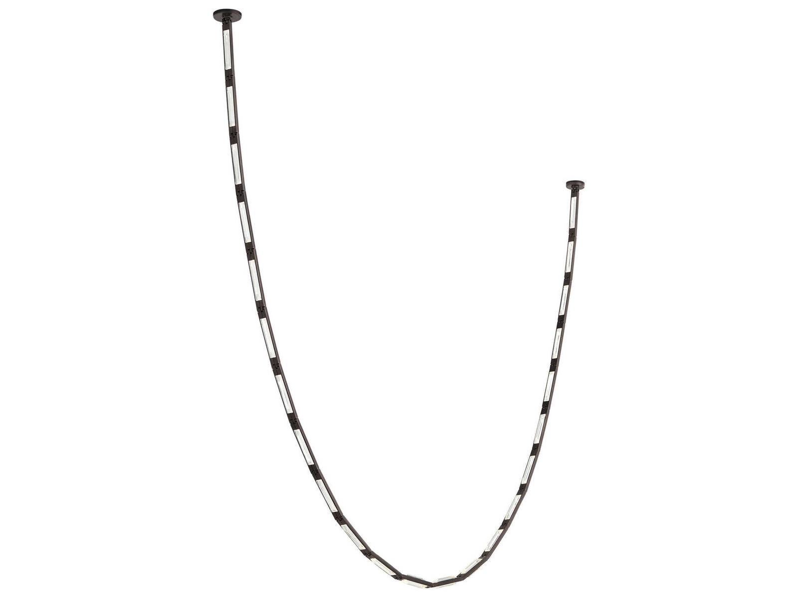 Visual Comfort Modern Catena 23-Light Bronze Linear Chandelier