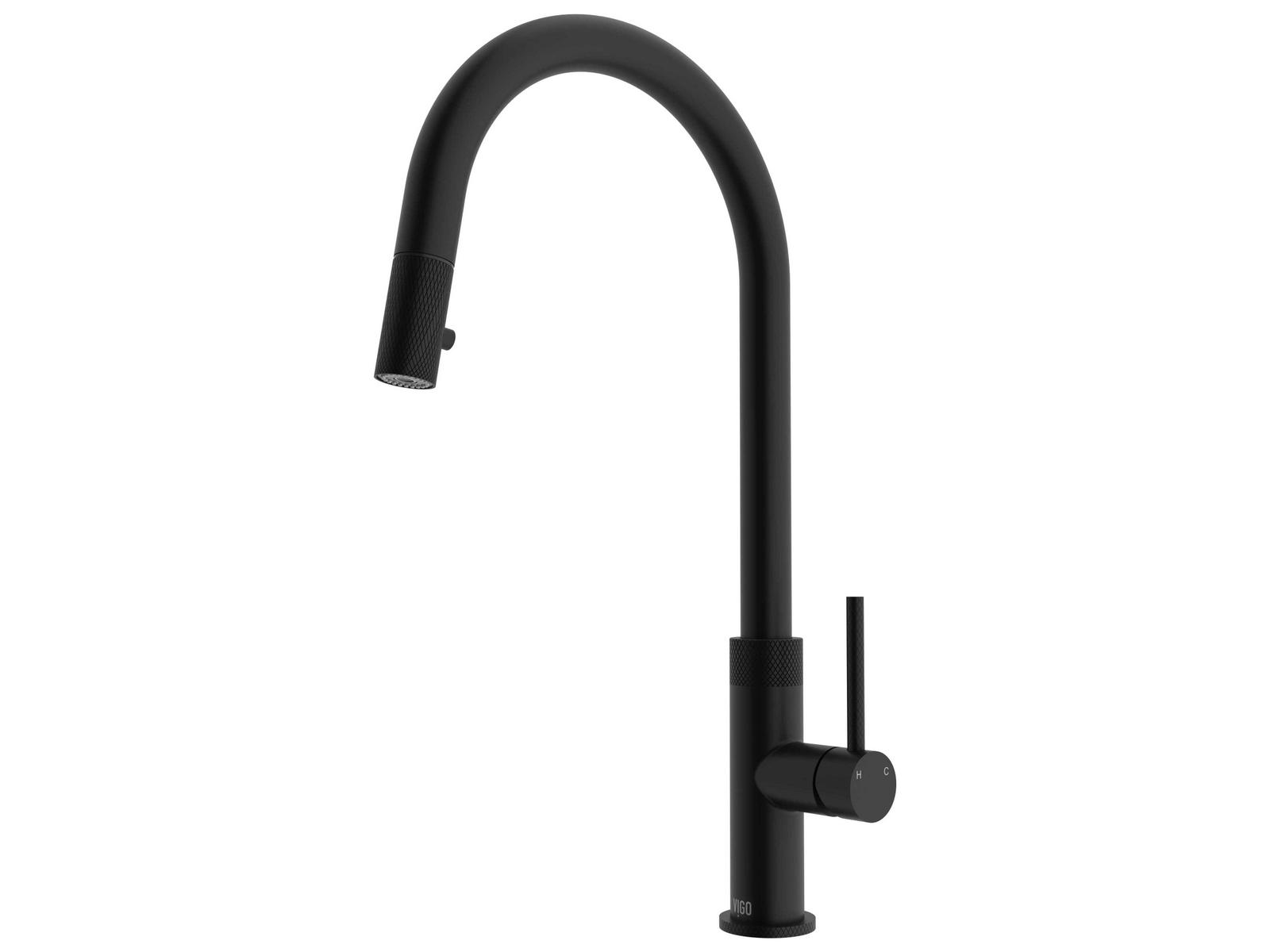 Vigo Bristol Single Handle Pull-Down Sprayer Kitchen Faucet