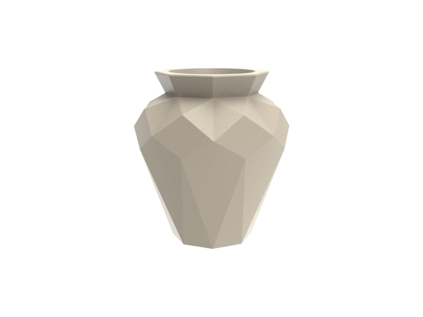 Vondom Outdoor Origami Cream Planter