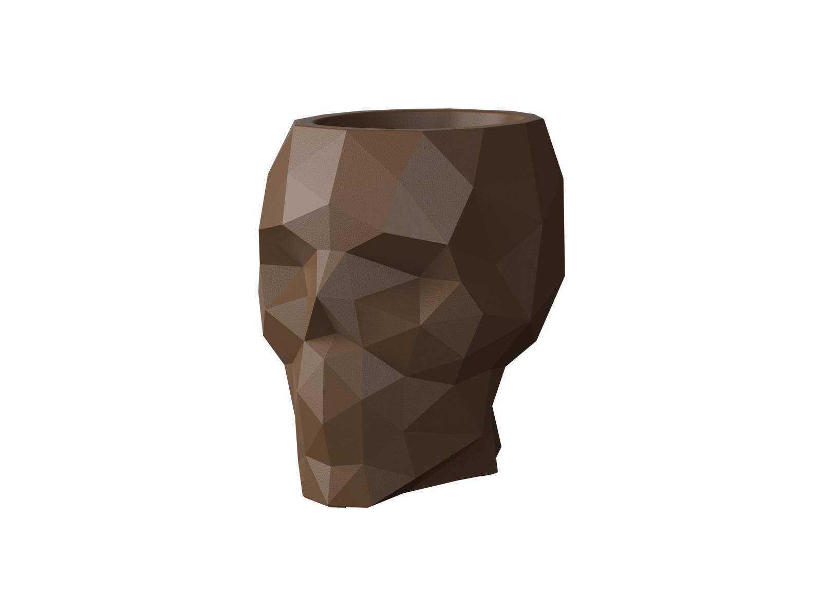 Vondom Outdoor Skull Brown Planter