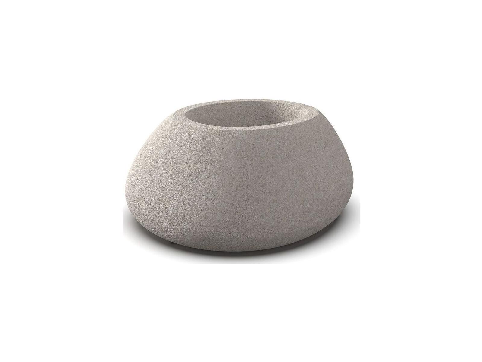 Vondom Outdoor Stone Granite Ecru Planter