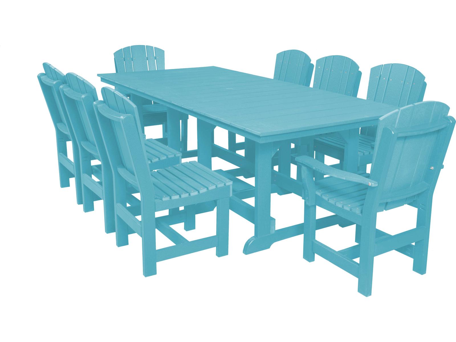 Wildridge Heritage Recycled Plastic 9 Piece Outdoor Dining Set