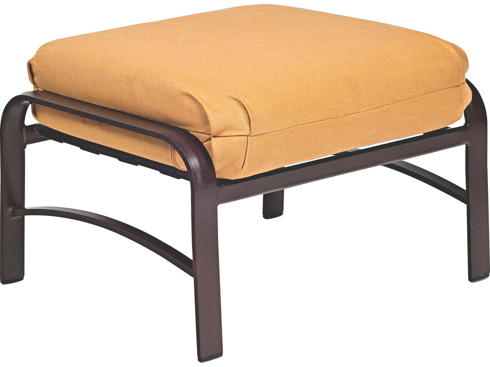 Woodard Belden Cushion Aluminum Patio Ottoman