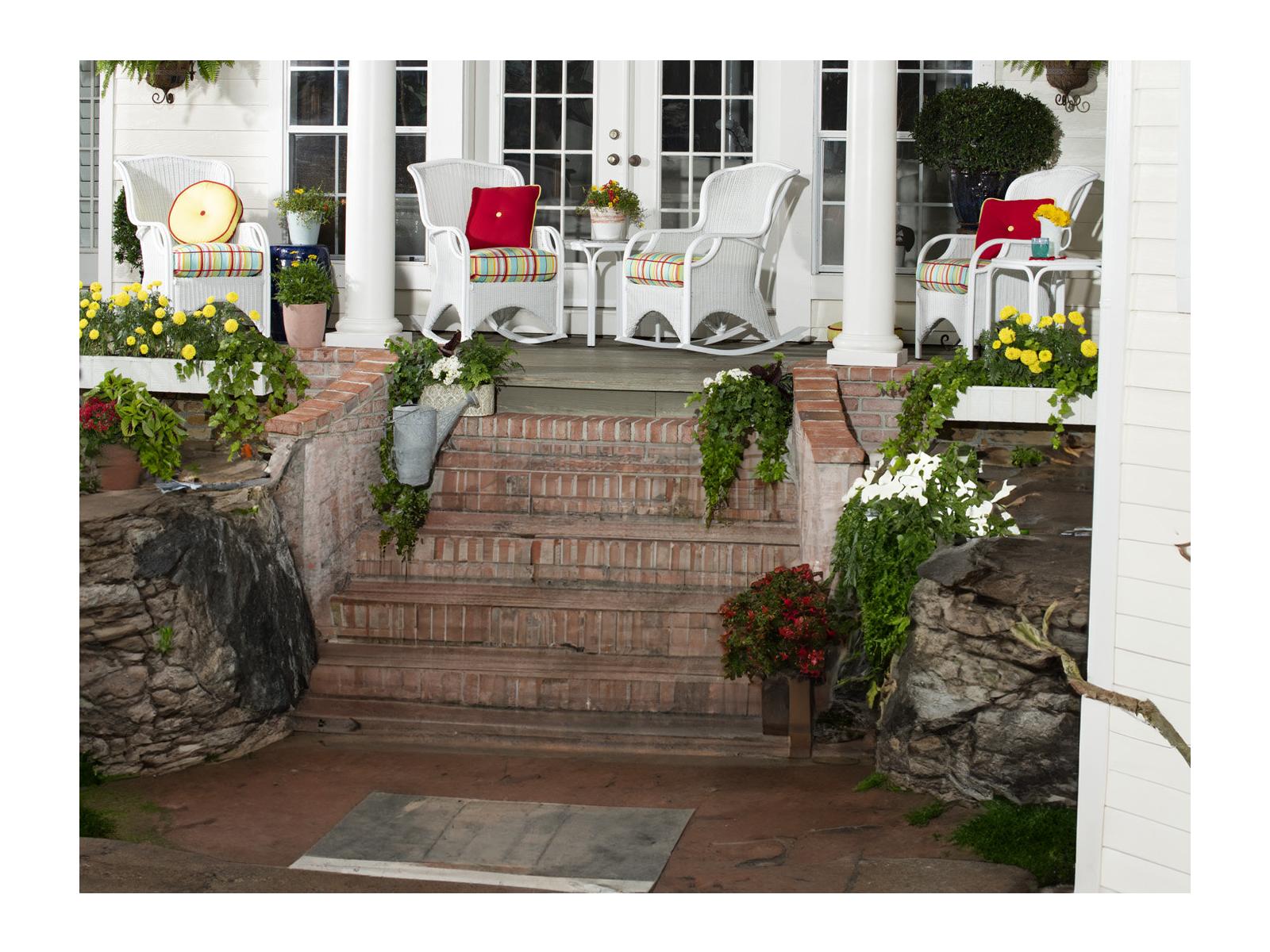 Woodard Heirloom Wicker Patio Lounge Set