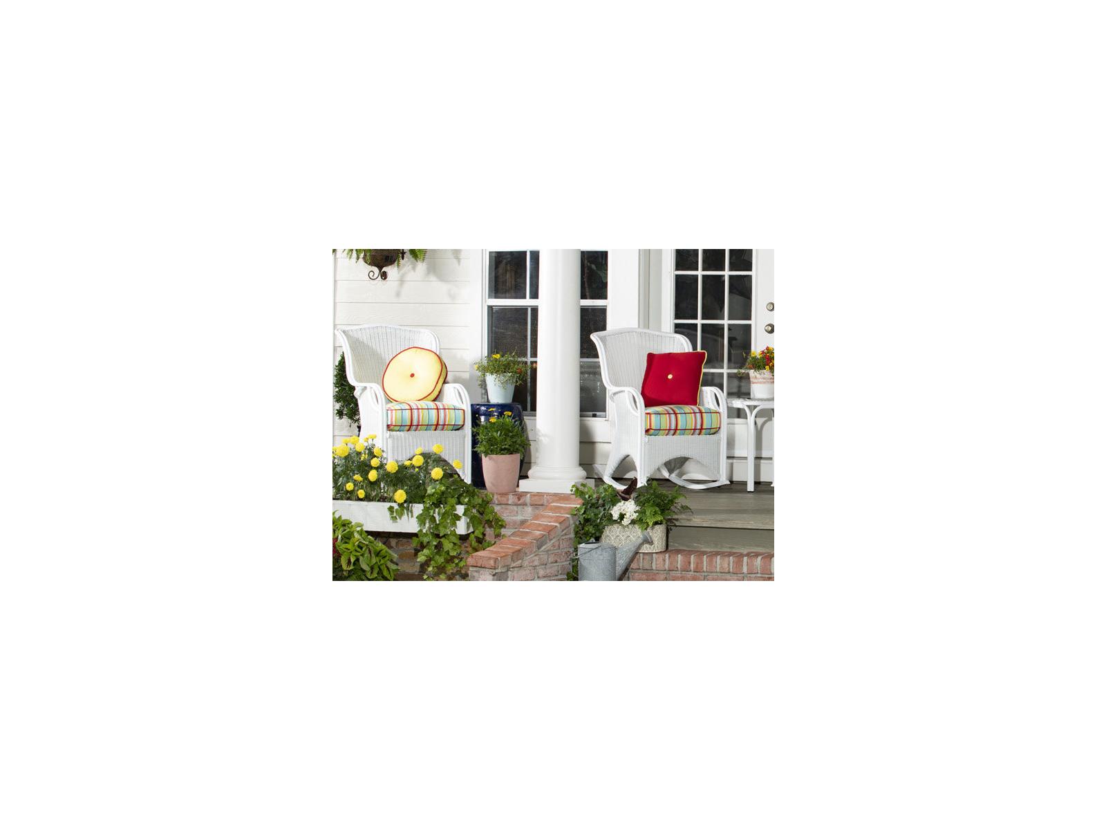 Woodard Heirloom Wicker Outdoor Lounge Set