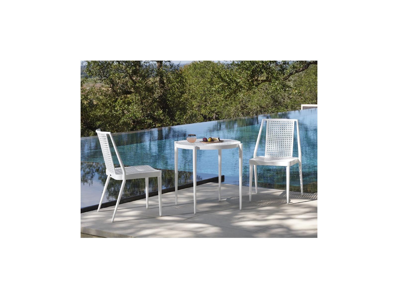 Woodard Parc Aluminum Bistro Set