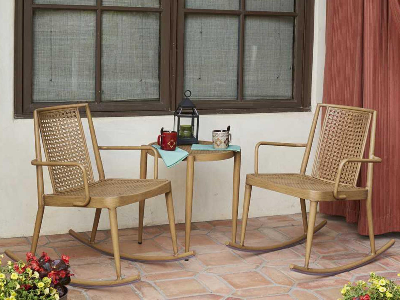 Woodard Parc Aluminum Patio Lounge Set