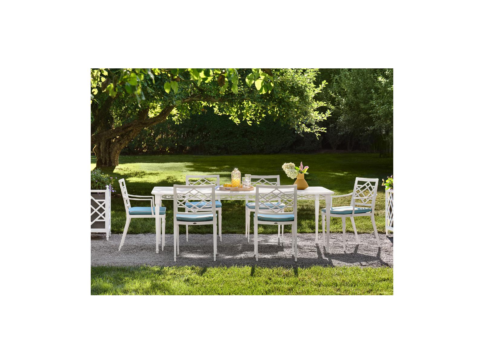 Woodard Alexa Hampton Tuoro Aluminum Outdoor Dining Set