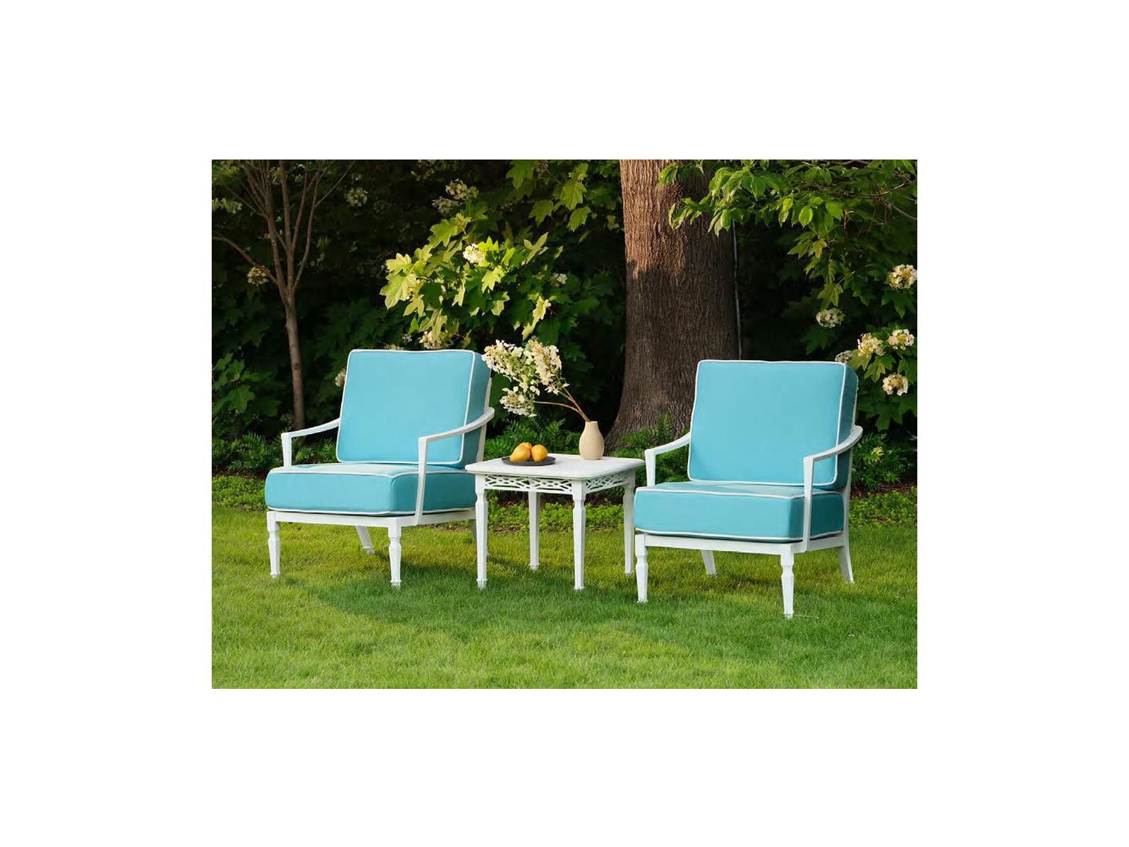 Woodard Alexa Hampton Tuoro Aluminum Outdoor Patio Lounge Set