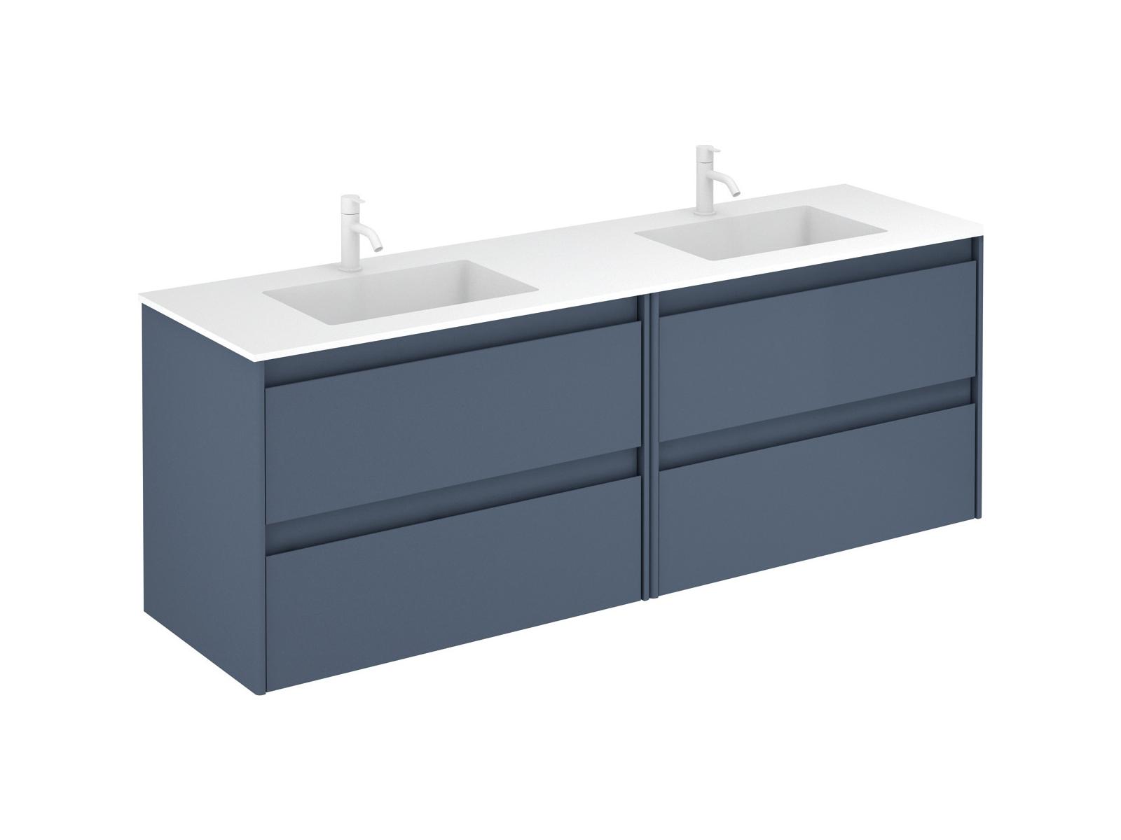 WS Bath Collections Ambra Royal Blue Vanity