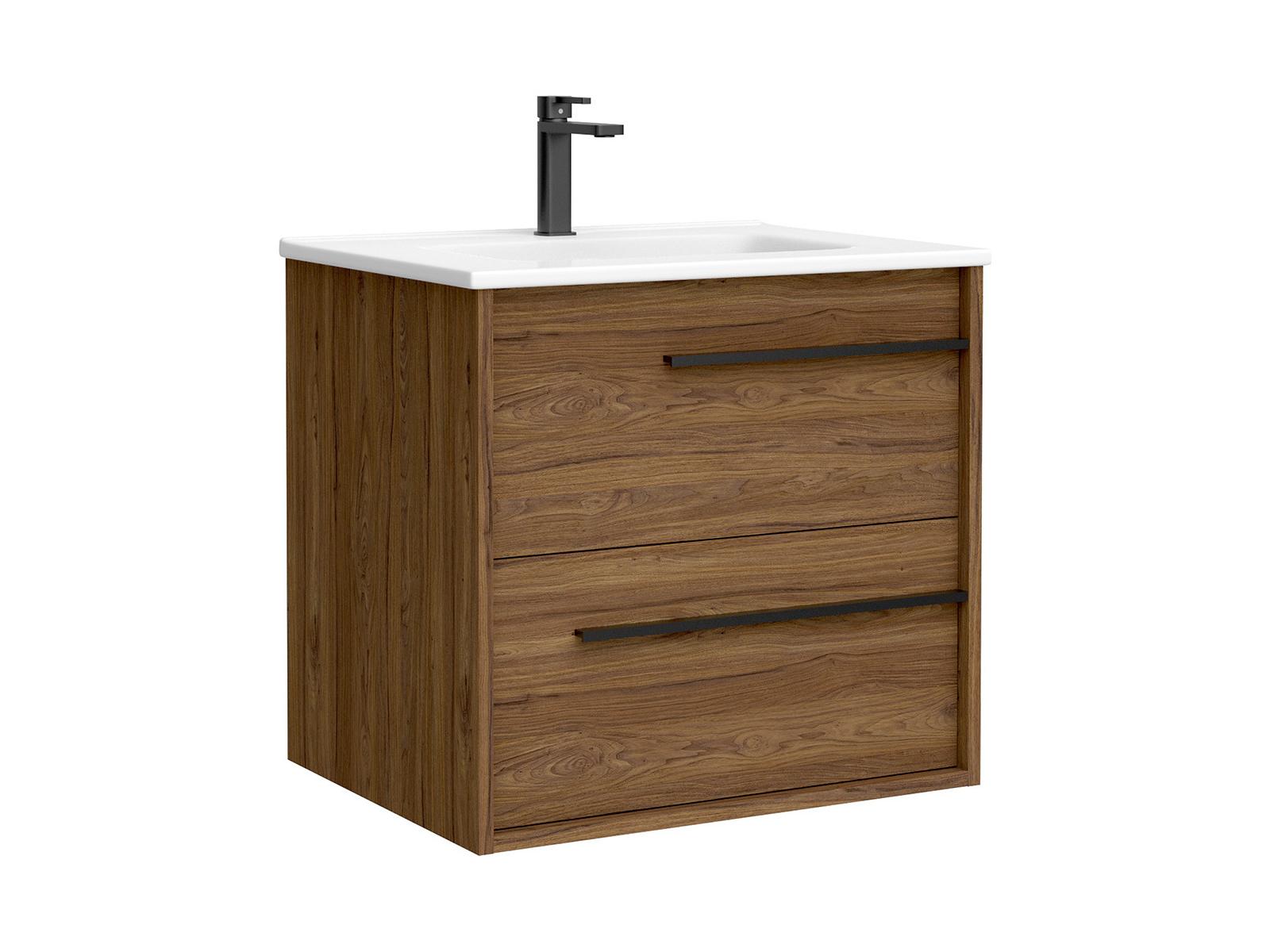 WS Bath Collections Lotus Walnut Vanity