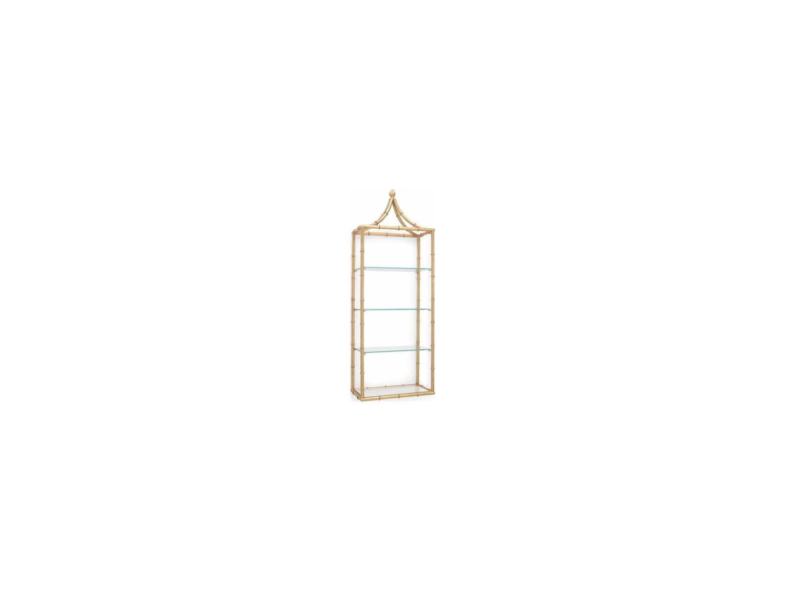 Chelsea House Pagoda Gold 15 x 41.25 Wall Shelf