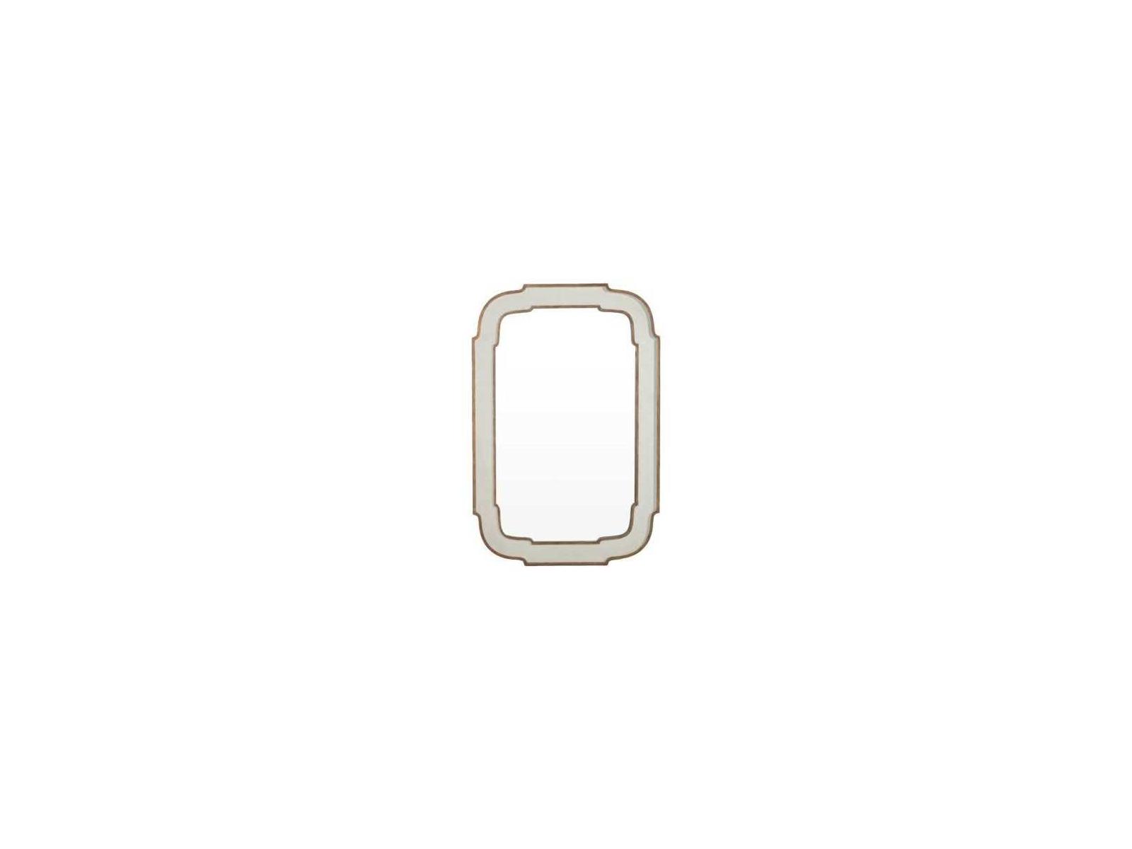 Gabby Joanie Antique White / Gold Rectangular Wall Mirror