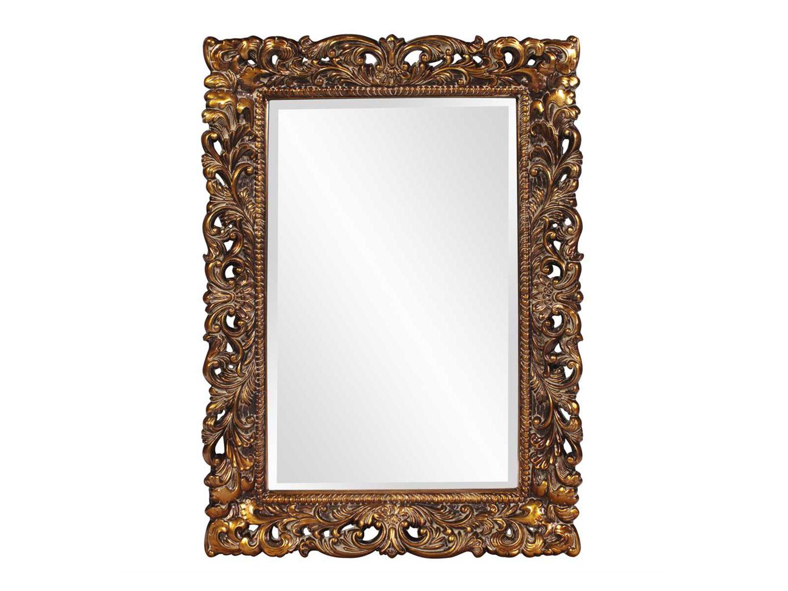 Howard Elliott Barcelona Gold Wall Mirror