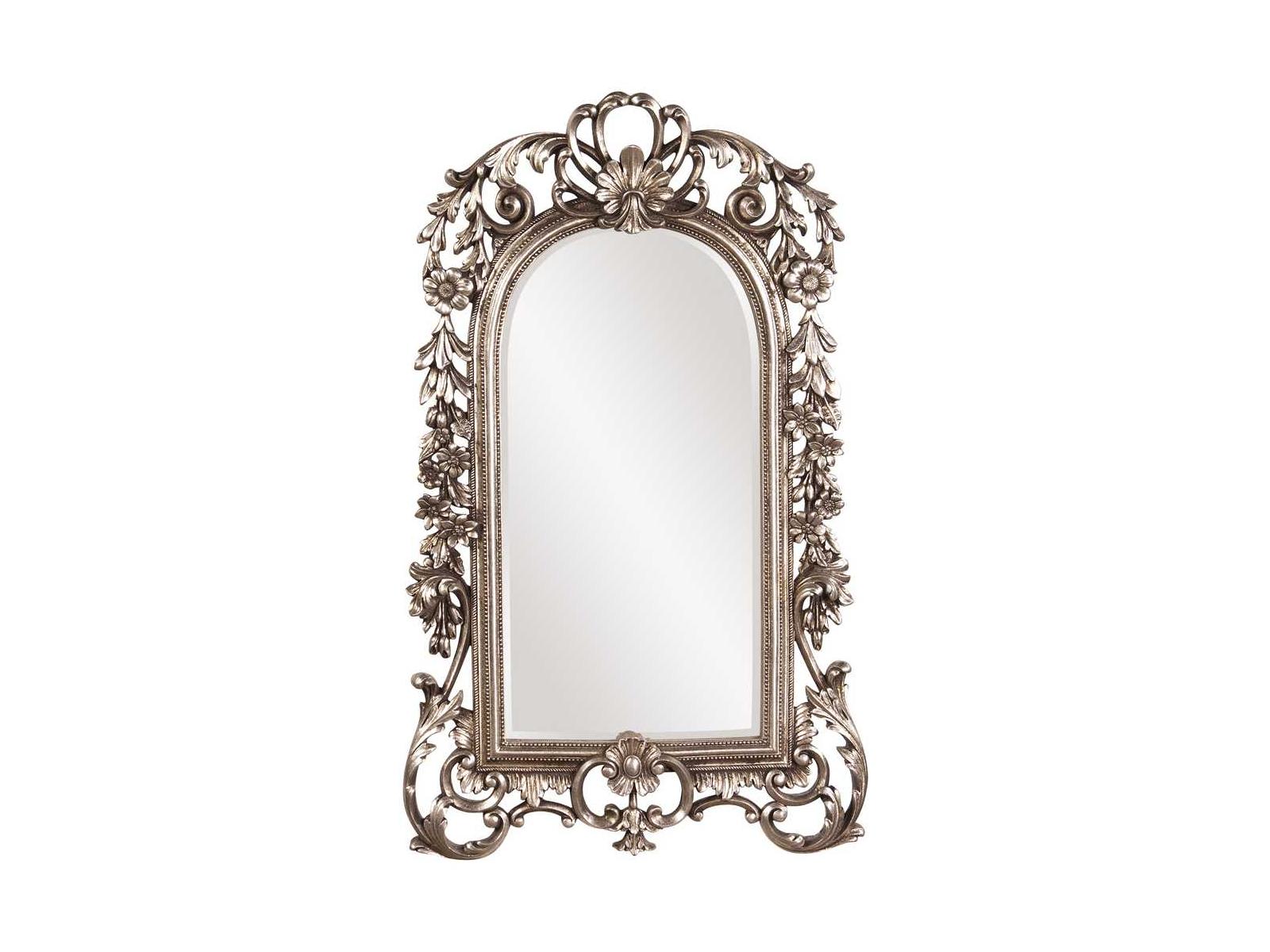 Howard Elliott Sherwood Antique Silver Wall Mirror