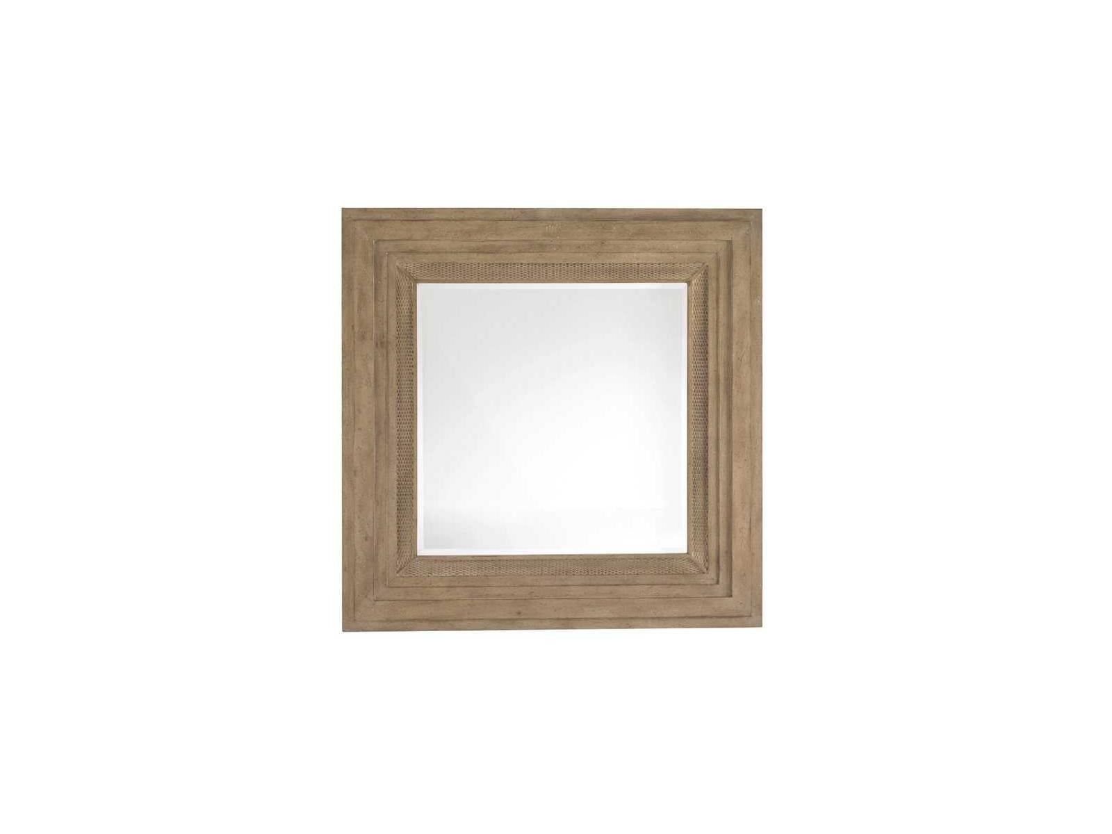 Lexington Monterey Sands Sandy Brown Cambria Square Wall Mirror