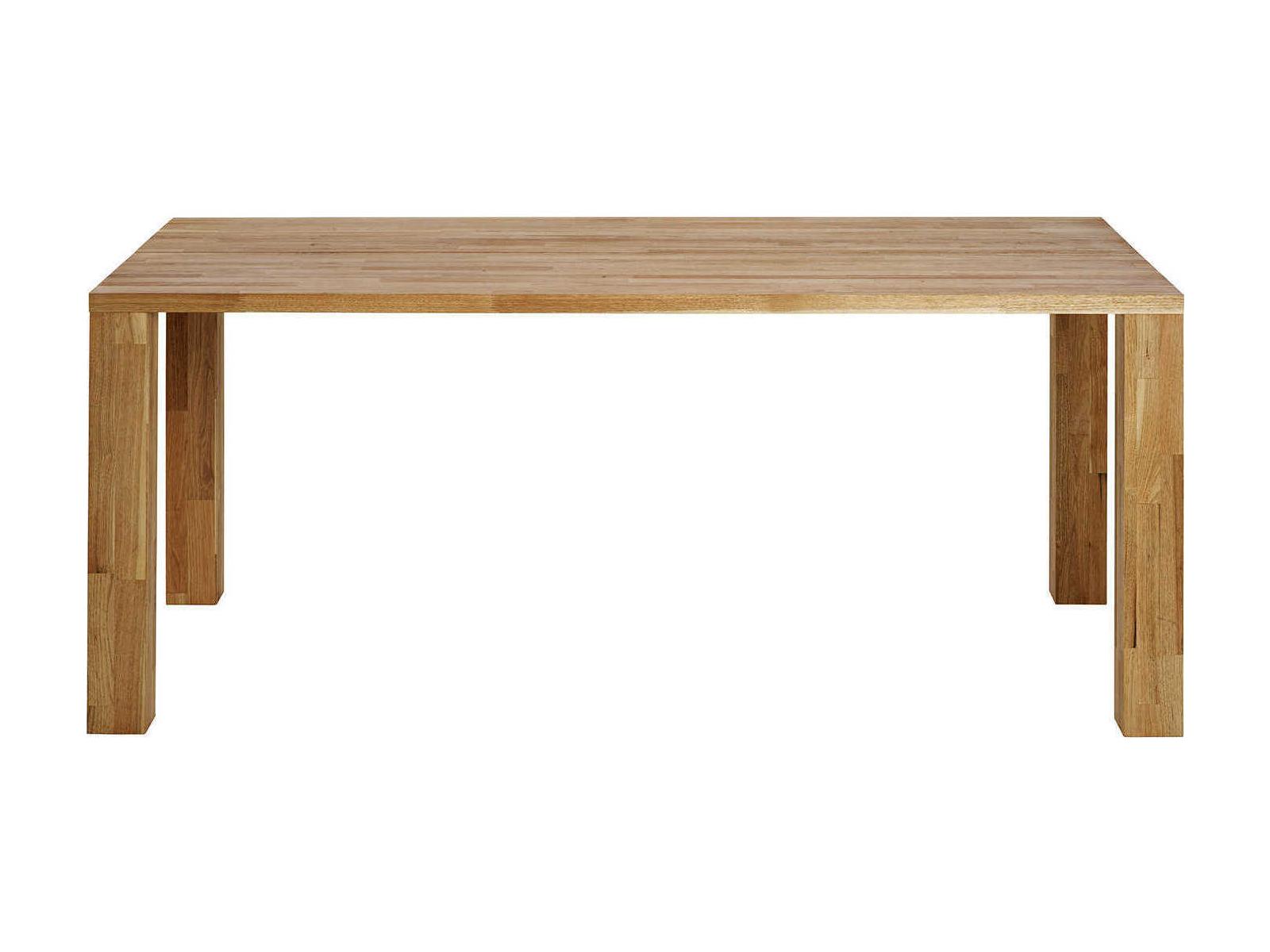 Mash Studios Laxseries Rectangular Wood Natural Linseed Oil Dining Table