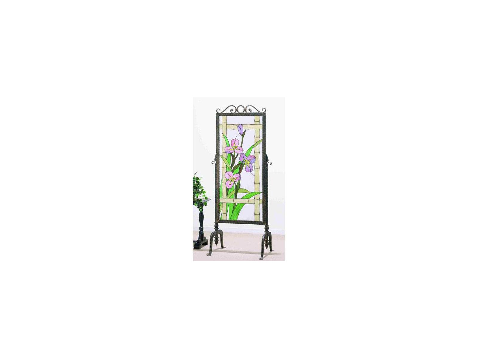 Meyda Meadow-Beauty Glass & Metal Room Divider